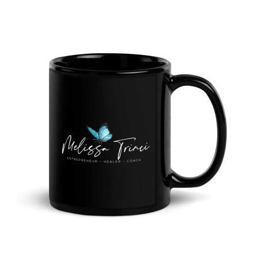 Make It Happen Black Glossy Mug