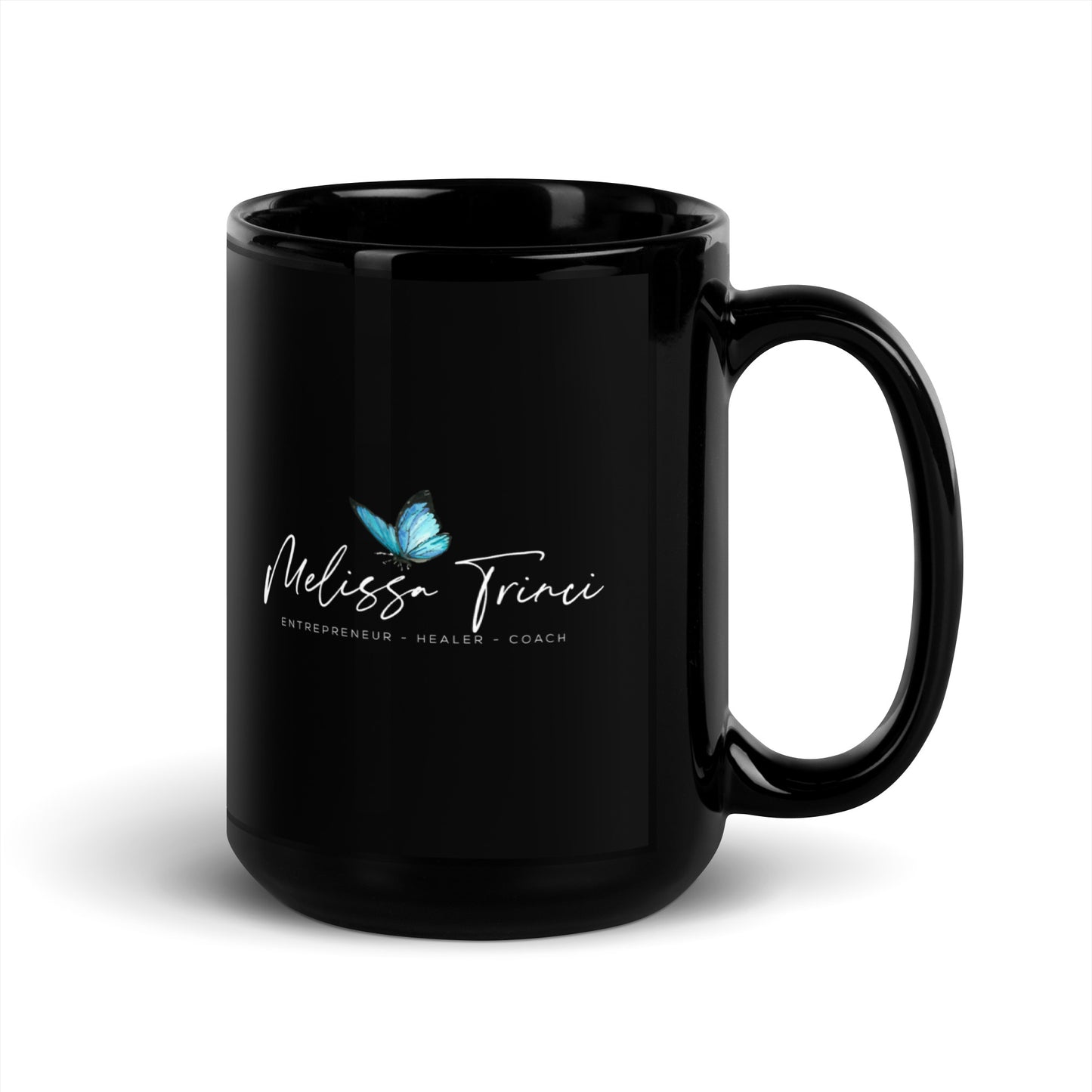 Make It Happen Black Glossy Mug
